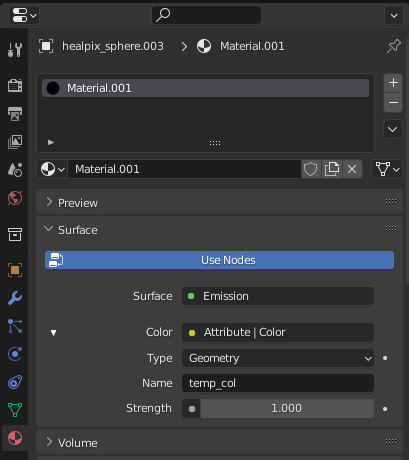 material panel